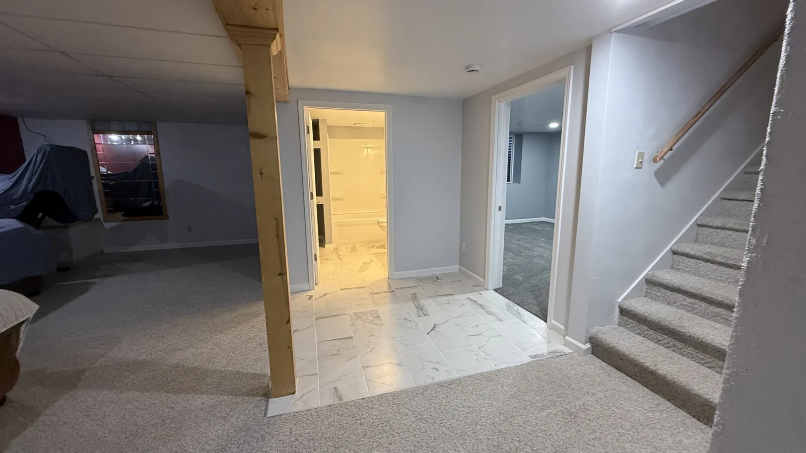 Basement Finishing work by 3 Brothers Construction