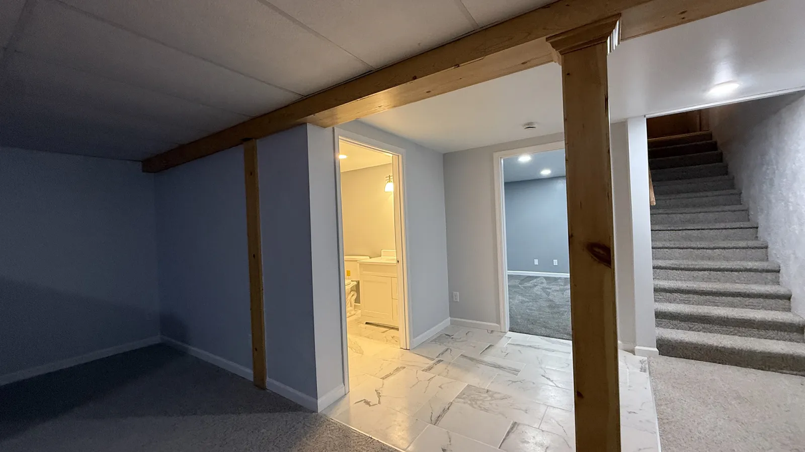 Basement Finishing work by 3 Brothers Construction