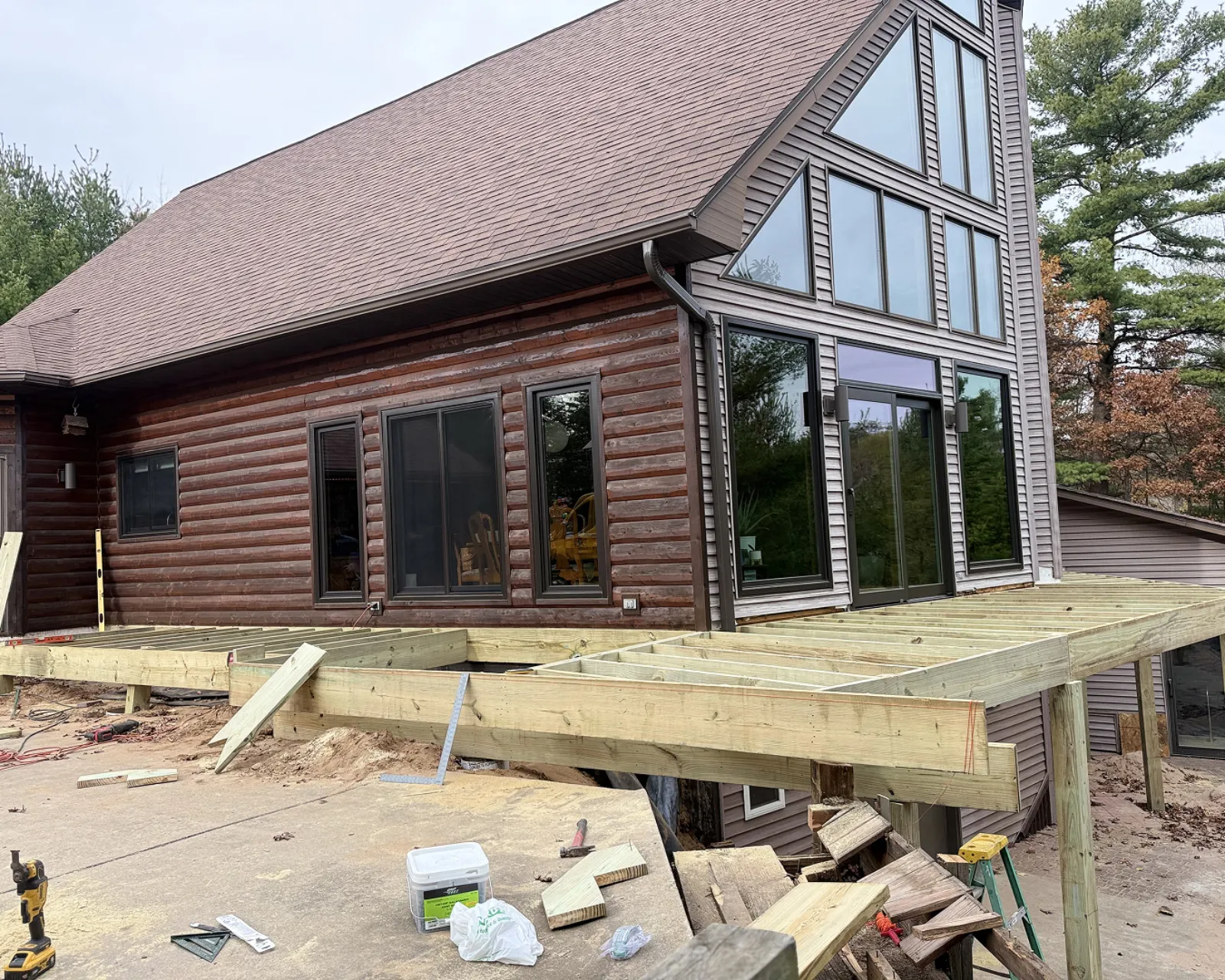 During: the project in progress
