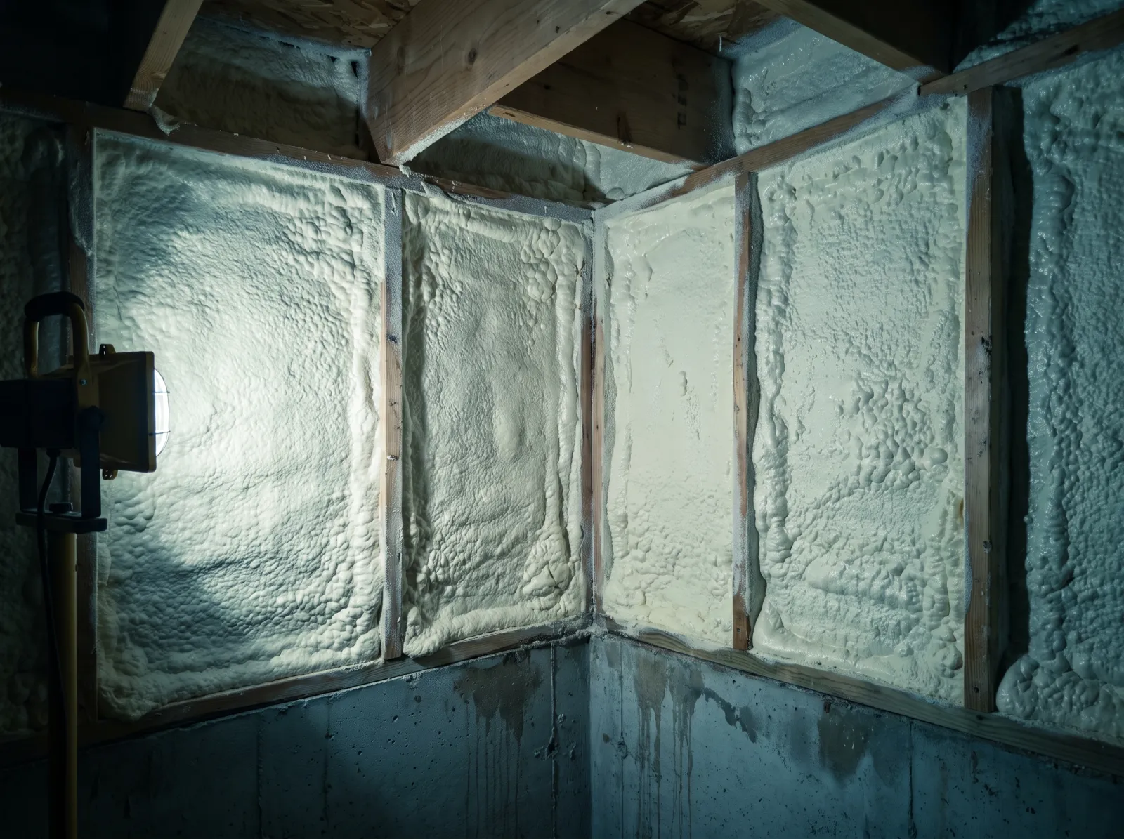 Example of finished insulation work