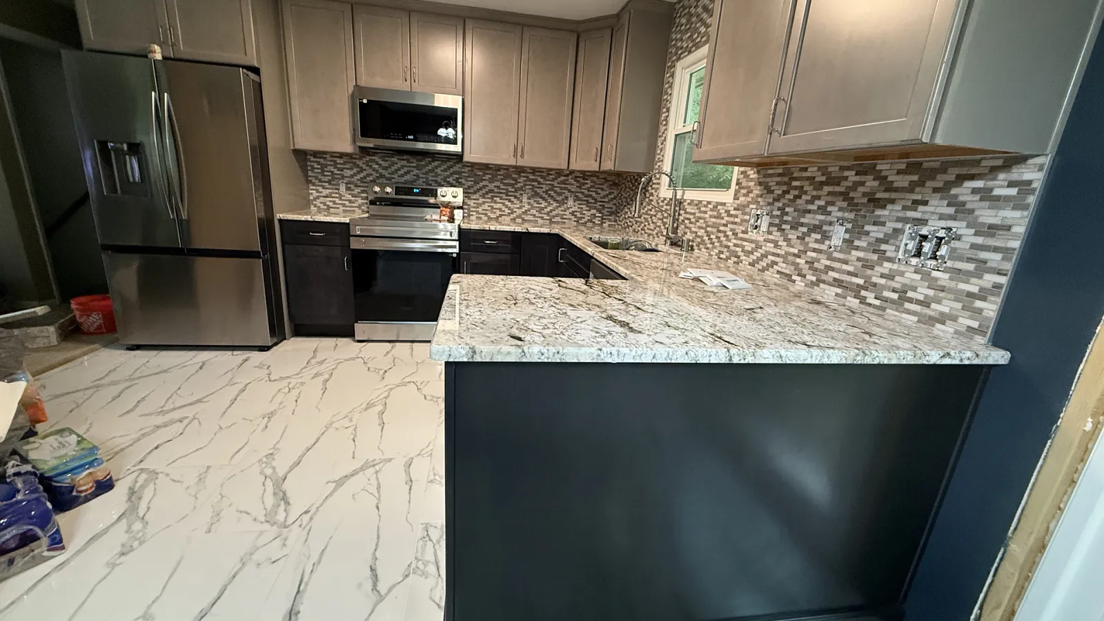 Kitchen Remodeling work by 3 Brothers Construction