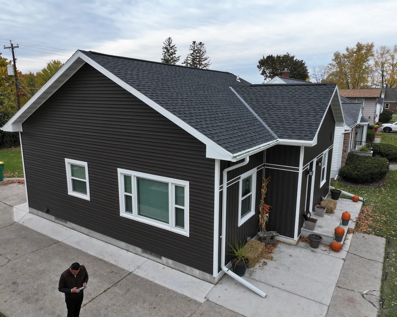 After: new siding installed by 3 Brothers Construction